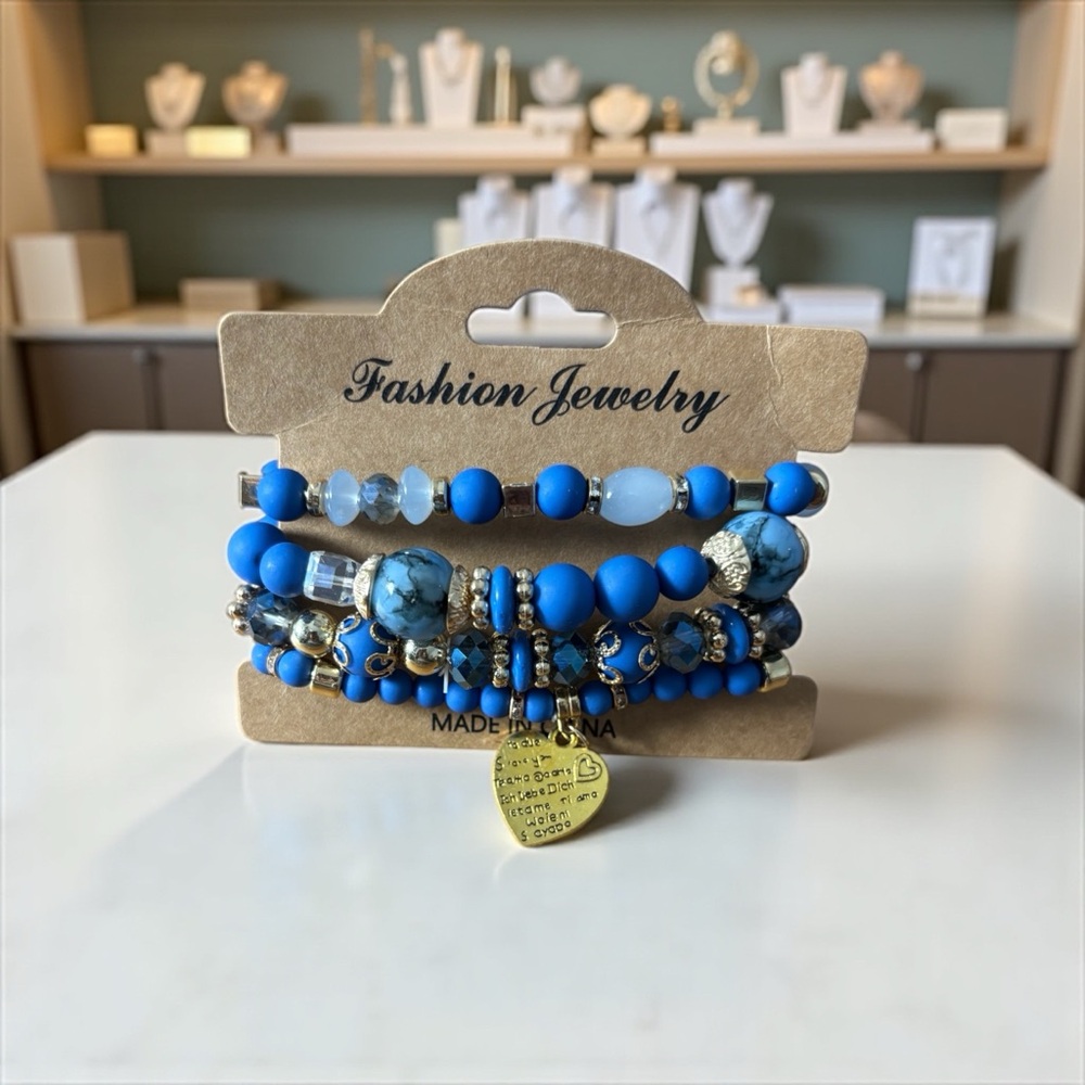 Fashion Jewelry Bohemian bracelet Blue Bracelet Collection With Charm